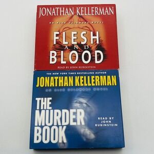 Jonathan Kellerman Alex Delaware Audiobook CD Lot Murder Book Flesh